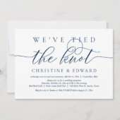 Invitation Nous avons noué le nœud, Élitisme de mariage, Mari (Devant)