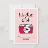 Invitation Nous Cliquer Juste Caméra Enfants Classroom Valent (Devant)