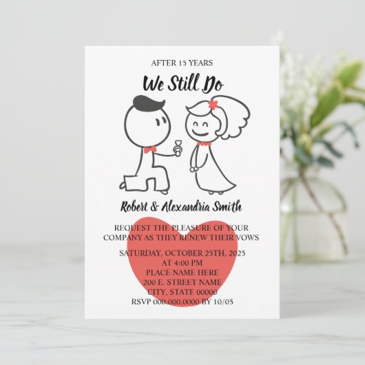 Invitation Nous Continuons À Faire Le Renouvellement De L'Ann (Debout devant)