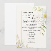 Invitation Nous continuons à faire Renouveler le Mariage Vows (Devant / Derrière)