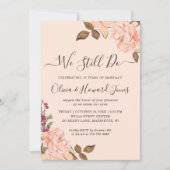 Invitation Nous Continuons Vow Renouvellement Victoria Blush  (Devant)