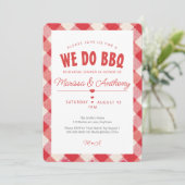 Invitation NOUS FAISONS BBQ repas de répétition décontracté v (Debout devant)