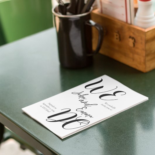 INVITATION NOUS FAISONS DU MARIAGE