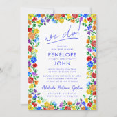 Invitation Nous faisons du Moderne Boho Fleur de Mariage Arc- (Devant)