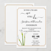Invitation Nous faisons encore des vœux de renouvellement de (Devant / Derrière)