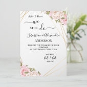 Invitation Nous faisons encore des Voeux de Renouvellement de (Debout devant)