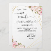 Invitation Nous faisons encore des Voeux de Renouvellement de (Devant / Derrière)