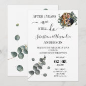 Invitation Nous faisons encore des vœux de renouvellement de (Devant / Derrière)