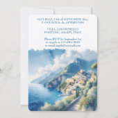 Invitation Nous faisons encore Renouvellement de Voeux Amalfi (Dos)