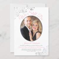 Nous Faisons Encore Rose Gris & Blanc Mariage Vow