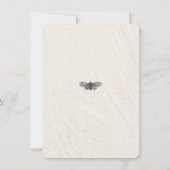 Invitation NOUS FAISONS Fleurs Pressées Shabby Garden Chic Ma (Dos)