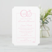 Invitation Nous faisons Mariage (Debout devant)