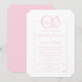 Invitation Nous faisons Mariage (Devant / Derrière)