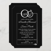 Invitation Nous faisons Mariage (Devant / Derrière)