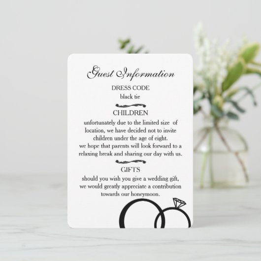 Invitation Nous faisons Mariage (Debout devant)