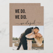 Invitation Nous faisons Nous avons fait Nous sommes partis en (Devant / Derrière)