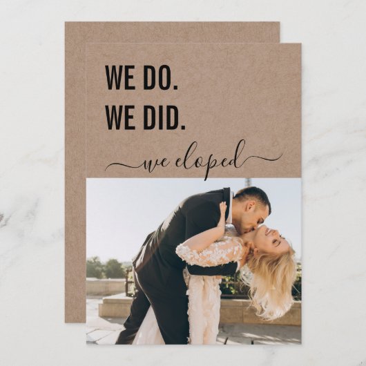 Invitation Nous faisons Nous avons fait Nous sommes partis en (Devant / Derrière)