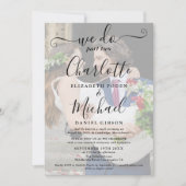 Invitation Nous faisons Partie Deux Mariage 2 Séquence Photo  (Devant)