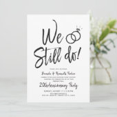 Invitation Nous faisons toujours Anniversaire | Renouvellemen (Debout devant)