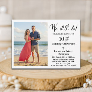 Invitation Nous faisons toujours des photos pour notre 10ème