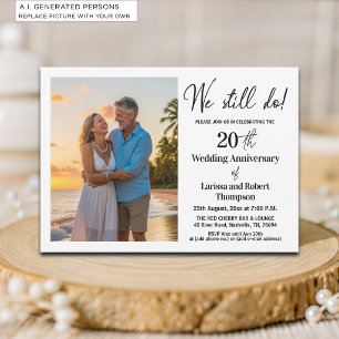Invitation Nous faisons toujours des photos pour notre 20e an