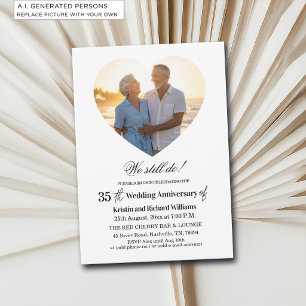 Invitation Nous faisons toujours des photos pour notre 35e an