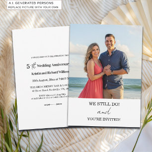 Invitation Nous faisons toujours des photos pour notre 5ème a