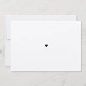 Invitation Nous faisons toujours l'Anniversaire de Calligraph (Dos)