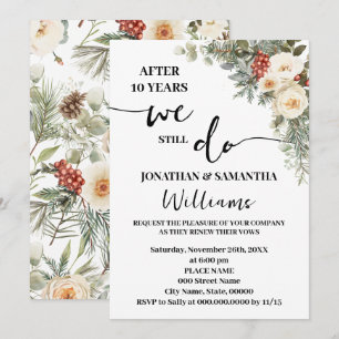 Invitation Nous faisons toujours l'anniversaire de mariage d'