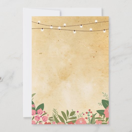 Invitation Nous faisons toujours l'invitation de célébration (Dos)