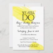 Invitation Nous Faisons Toujours Mariage Anniversaire Invitat (Devant)