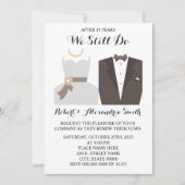 Invitation Nous Faisons Toujours Mariage Anniversaire Invitat (Devant)