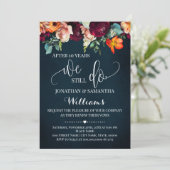 Invitation Nous faisons toujours Mariage Anniversaire Vin Fle (Debout devant)