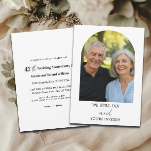 Invitation Nous faisons toujours Photo d'anniversaire de mari