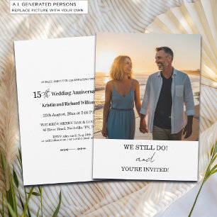 Invitation Nous faisons toujours Photo d'anniversaire de mari