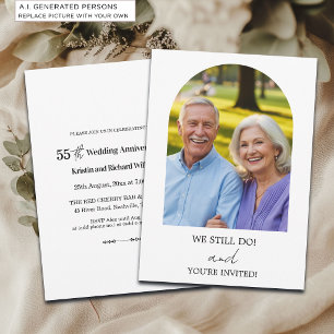 Invitation Nous faisons toujours Photo du 55e anniversaire de