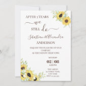 Invitation Nous faisons toujours Renouveler les Vows Mariage (Devant)