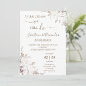 Invitation Nous faisons toujours Renouveler les Vows Mariage  (Debout devant)