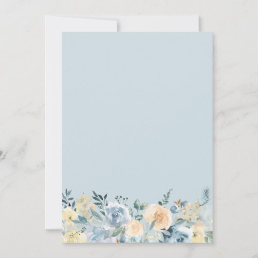 Invitation Nous Faisons Toujours Vow Renewal Pastel Vanilla B (Dos)