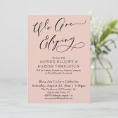 Invitation Nous Faisons une Fuite Amoureuse, Célébration Simp (Debout devant)