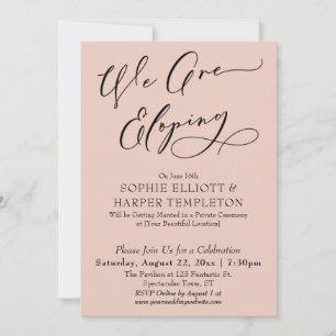 Invitation Nous Faisons une Fuite Amoureuse, Célébration Simp