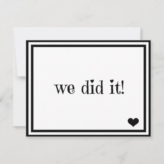 Invitation Nous l'avons fait (Devant)