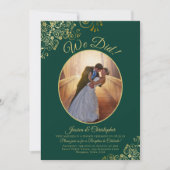 Invitation Nous l'avons fait ! Boucles d'or sur réception de (Devant)