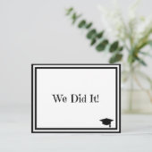 Invitation Nous L'Avons Fait Diplôme (Debout devant)