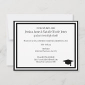 Invitation Nous L'Avons Fait Diplôme (Dos)