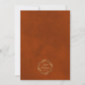 Invitation Nous l'avons fait ! Réception de mariage fantaisie (Dos)