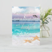 Invitation Nous le faisons - BEAU LEVER TROPICAL DE L'OCÉAN (Debout devant)