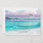 Invitation Nous le faisons - BEAU LEVER TROPICAL DE L'OCÉAN (Dos)