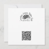 Invitation Nous le faisons - Couple s'embrassant dans une pra (Dos)