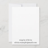 Invitation Nous le faisons - Couple s'embrassant dans une pra (Dos)